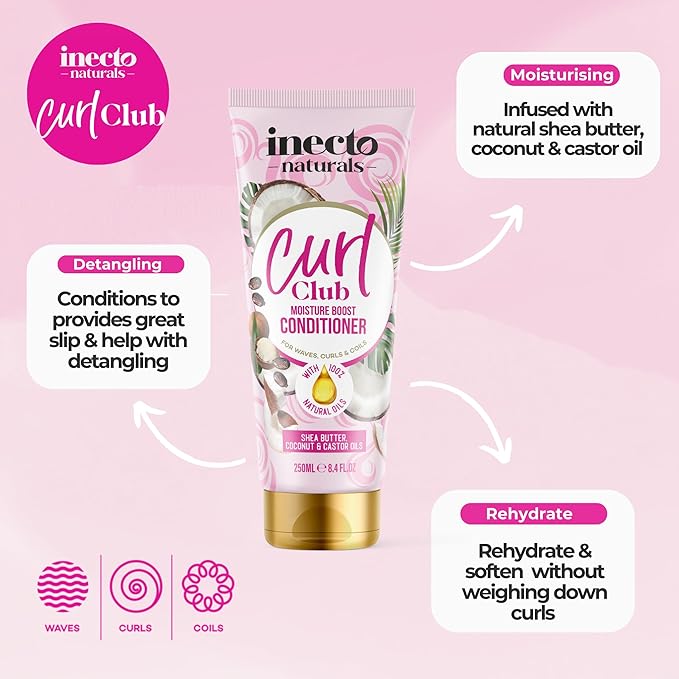 Inecto Curl Club - Conditioner without sulfate for curly hair - 200ml
