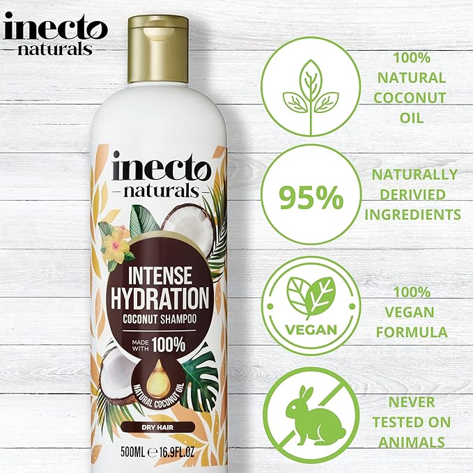 Inecto naturals - šampūnas sausiems plaukams - 400ml