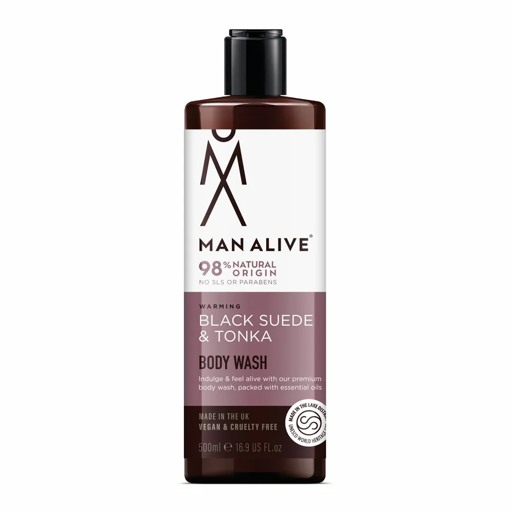 Me alive - shower jelly with essential oils - black suede and tonka - 500ml