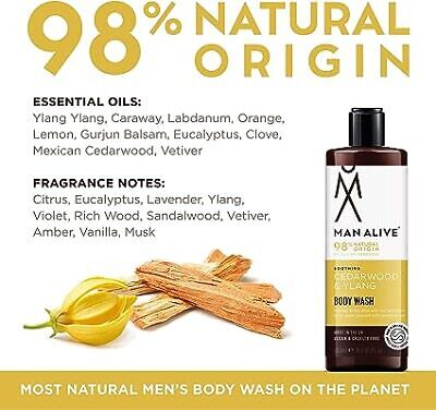 Me alive - shower jelly with essential oils - cedar and ylang ylang - 500ml