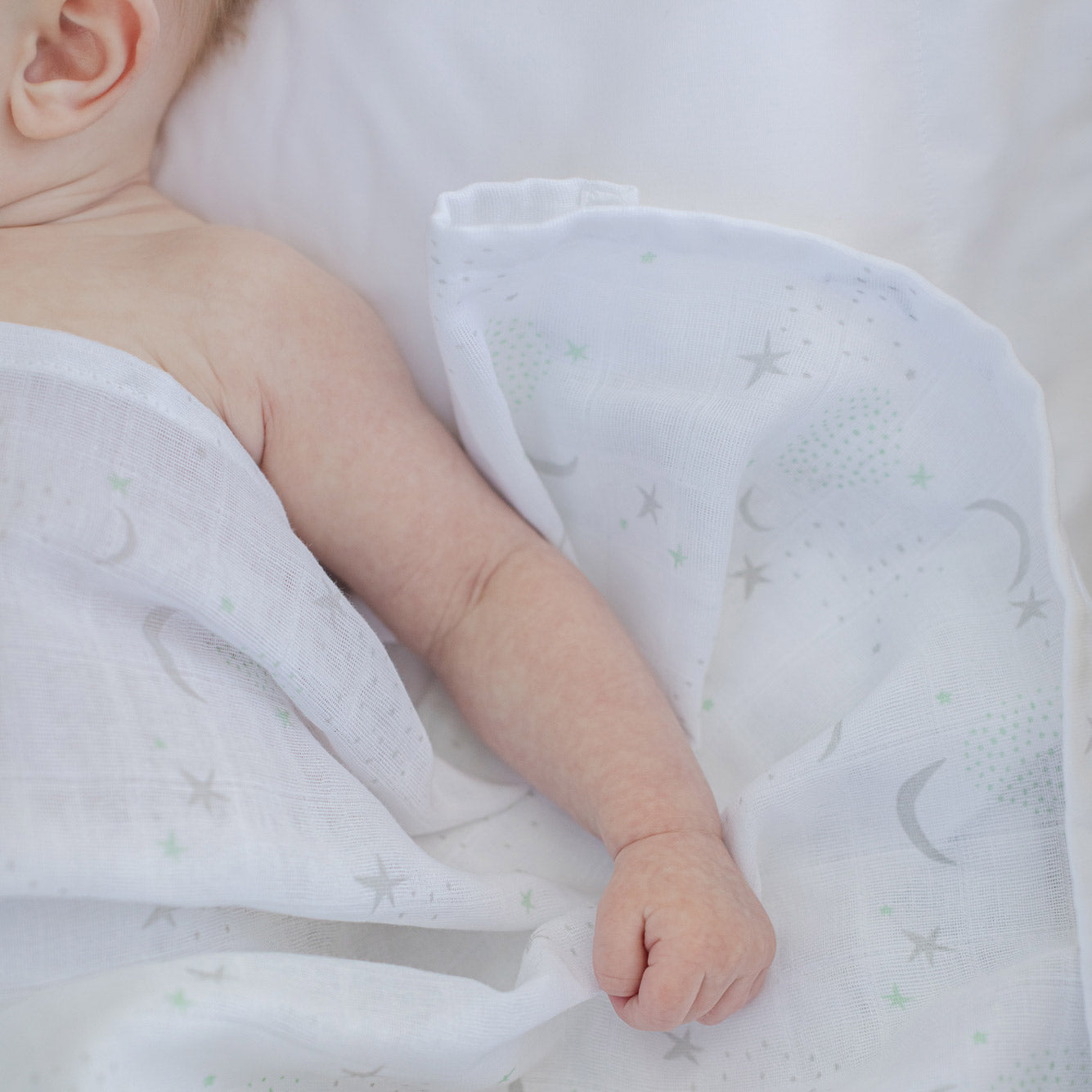 Organic Cotton Muslin Mergs - 2pcs.