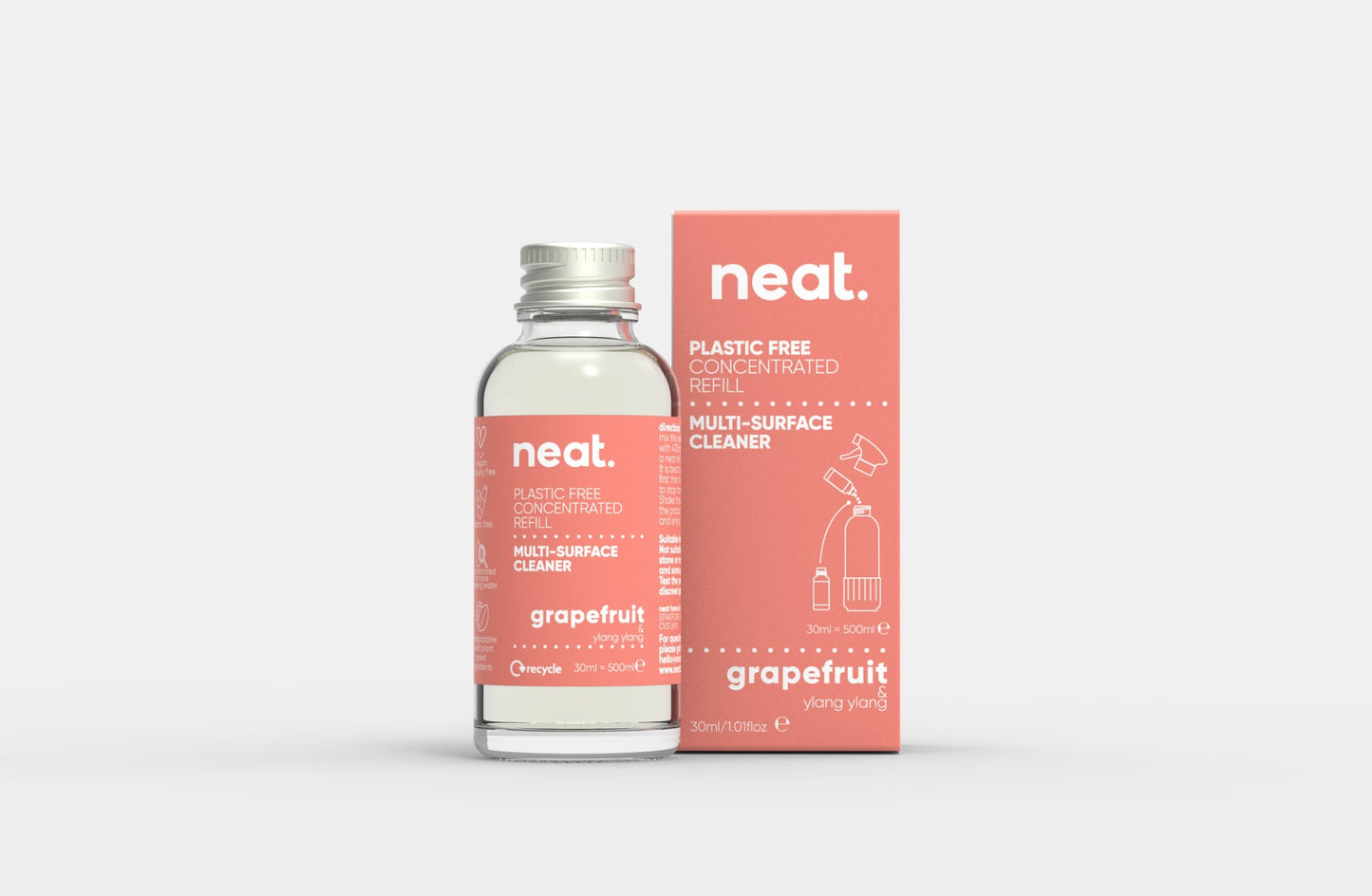 Do not. Antibacterial remover for various surfaces - grapefruit and ylang ylang