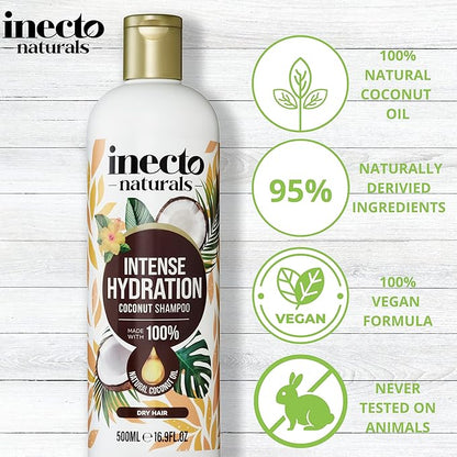 Inecto naturals - šampūnas sausiems plaukams - 400ml