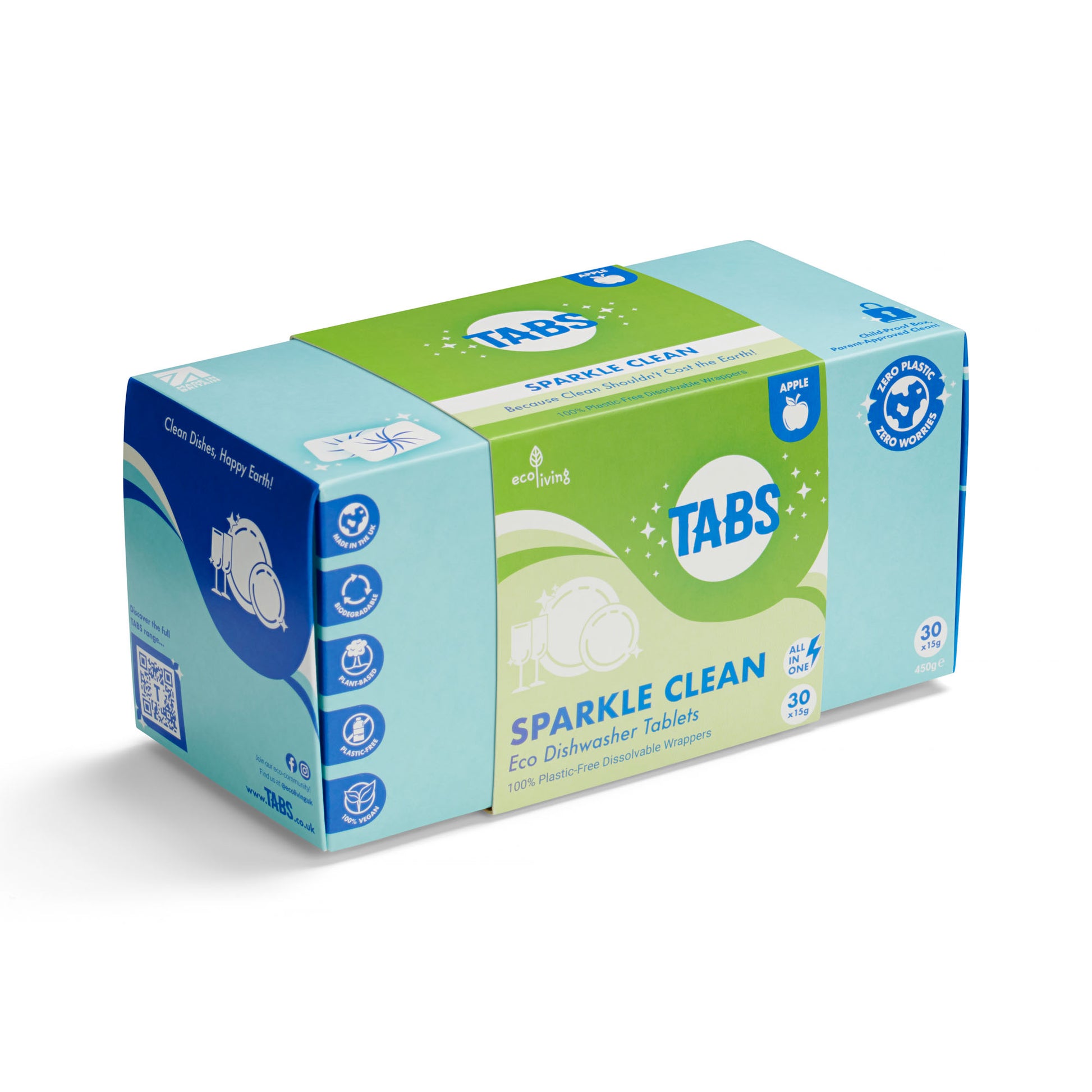 TABS All-in-one ekologiškos indaplovės tabletės