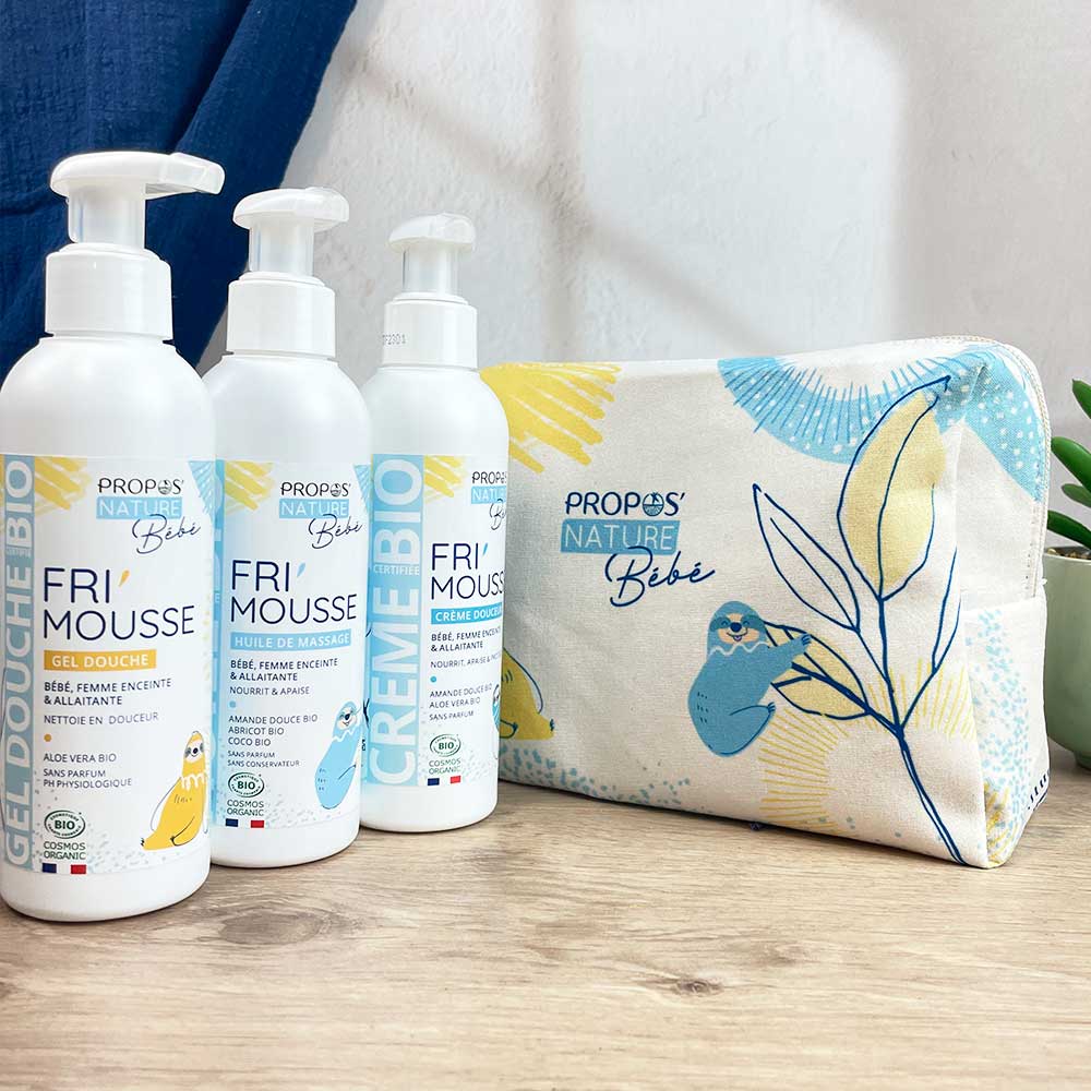 „Fri'mousse“ rinkinys – 3 ekologiški kūdikių priežiūros produktai