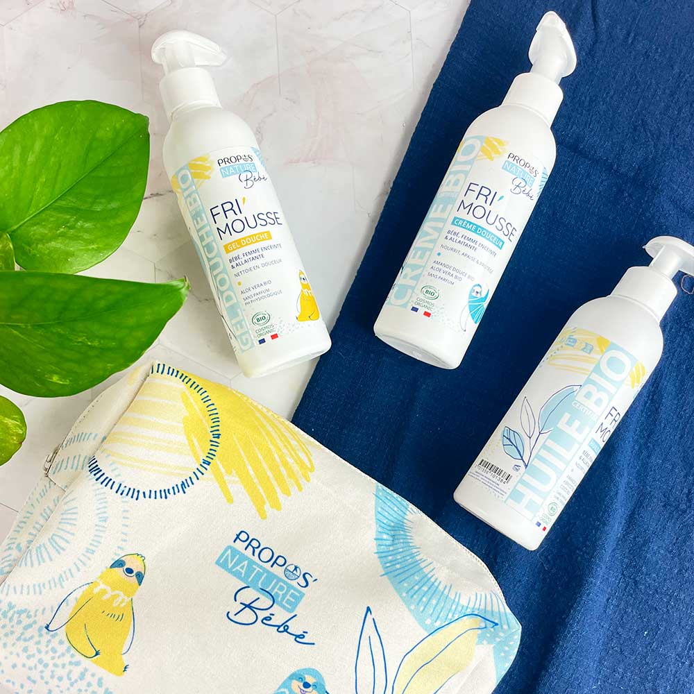 „Fri'mousse“ rinkinys – 3 ekologiški kūdikių priežiūros produktai