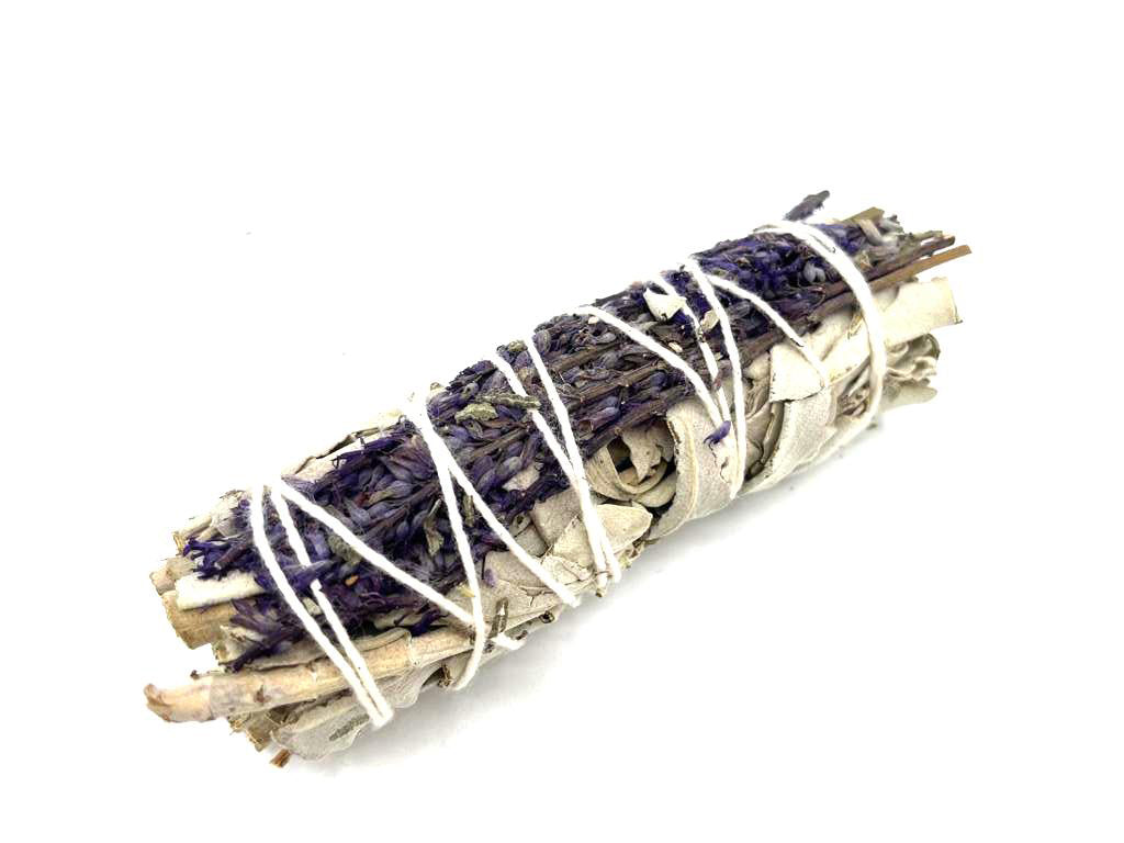 Incense wand - white sage and lavender - 10cm