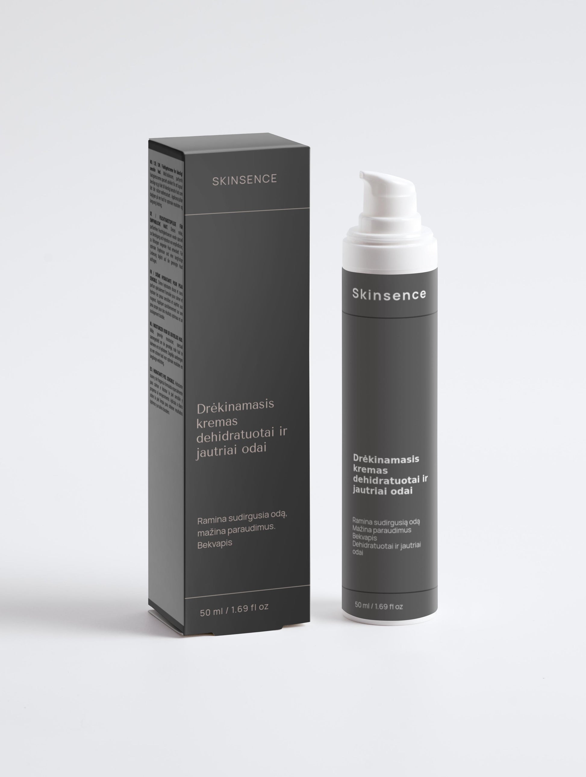 Skinsence drėkinantis veido kremas dehidratuotai odai - 50ml