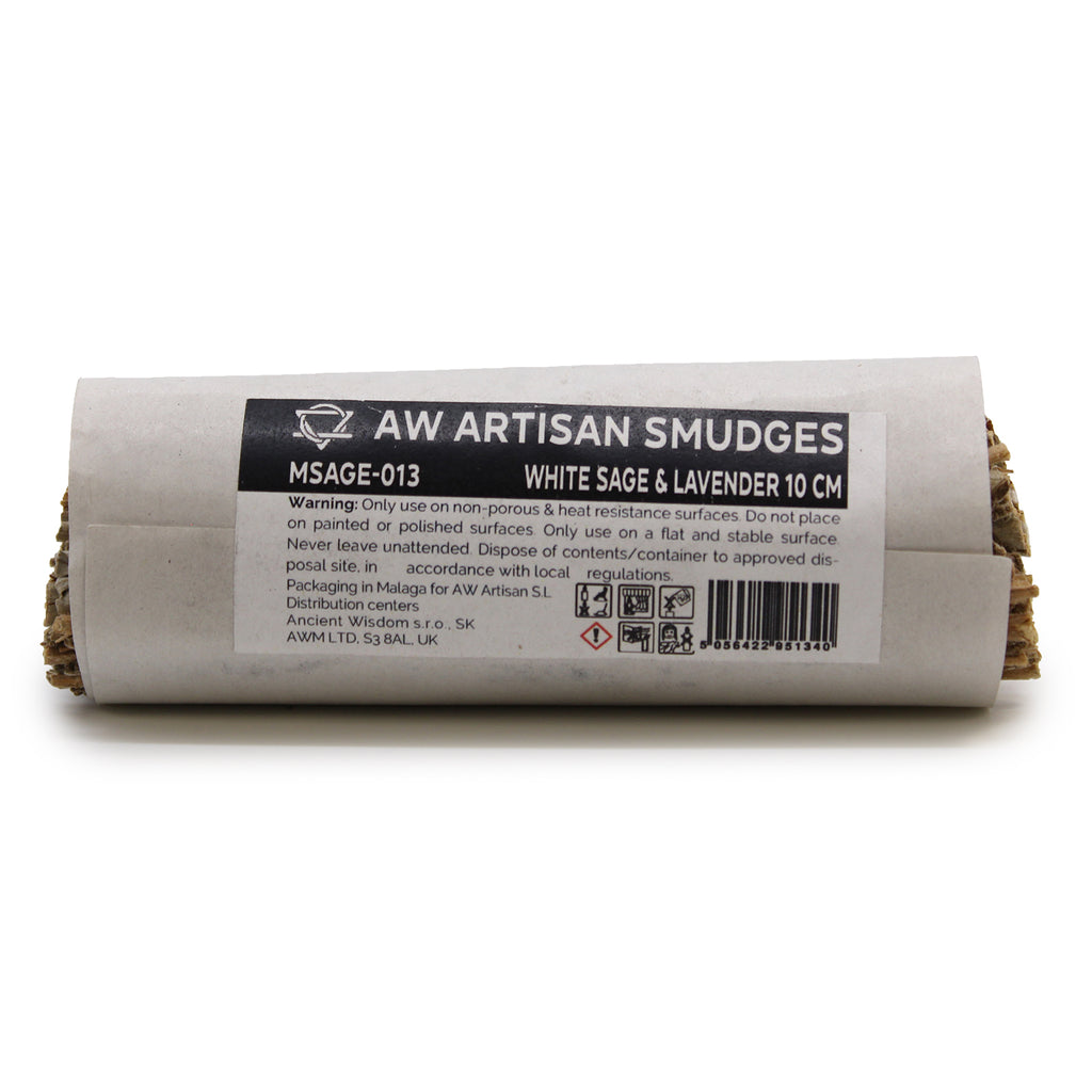 Incense wand - white sage and lavender - 10cm