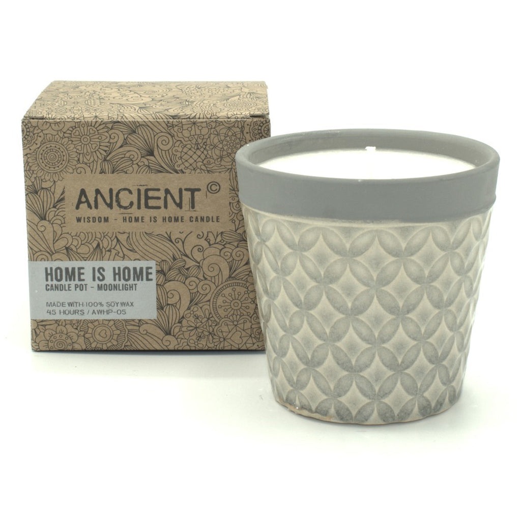Soy wax aromatherapy candle-flower pots