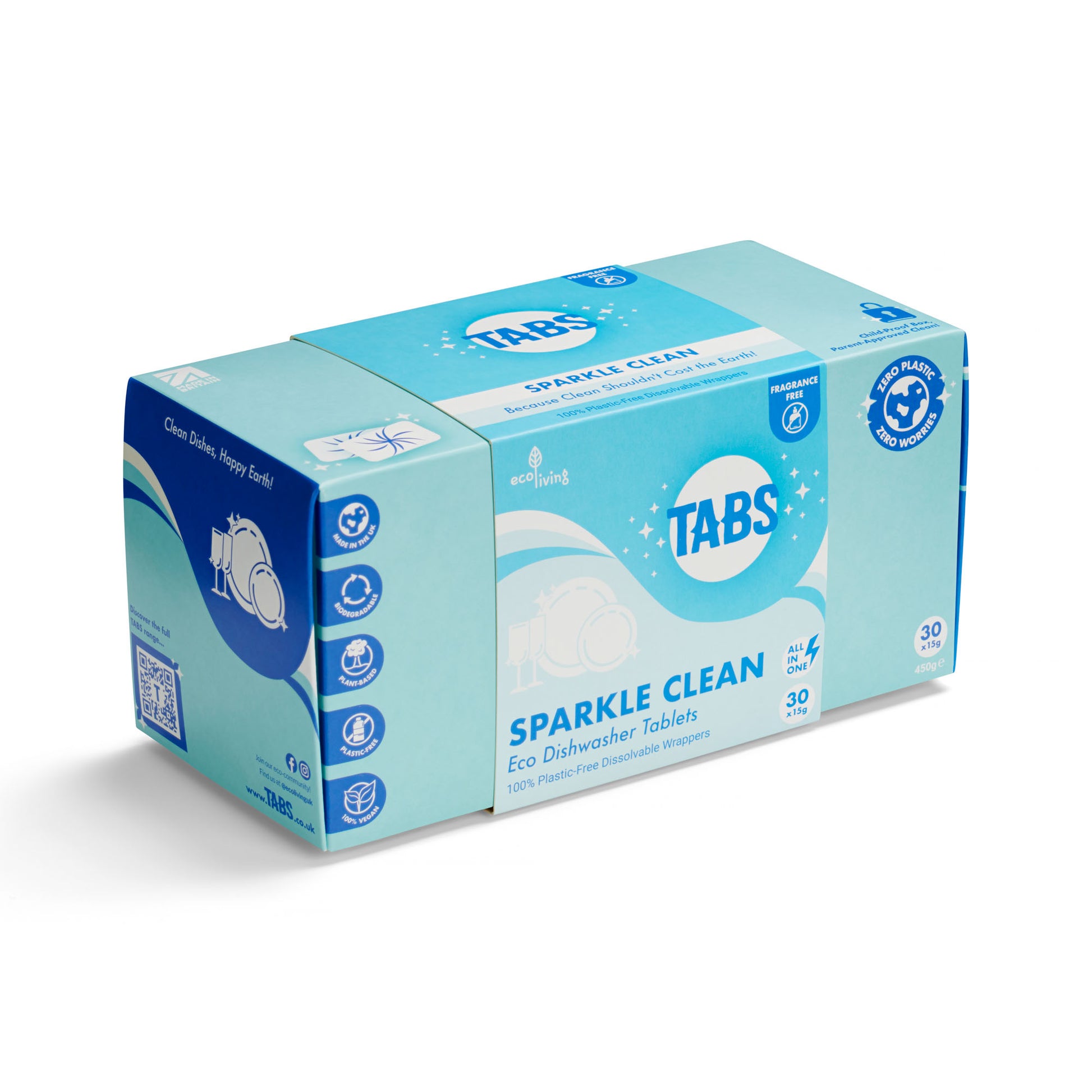 TABS All-in-one ekologiškos indaplovės tabletės