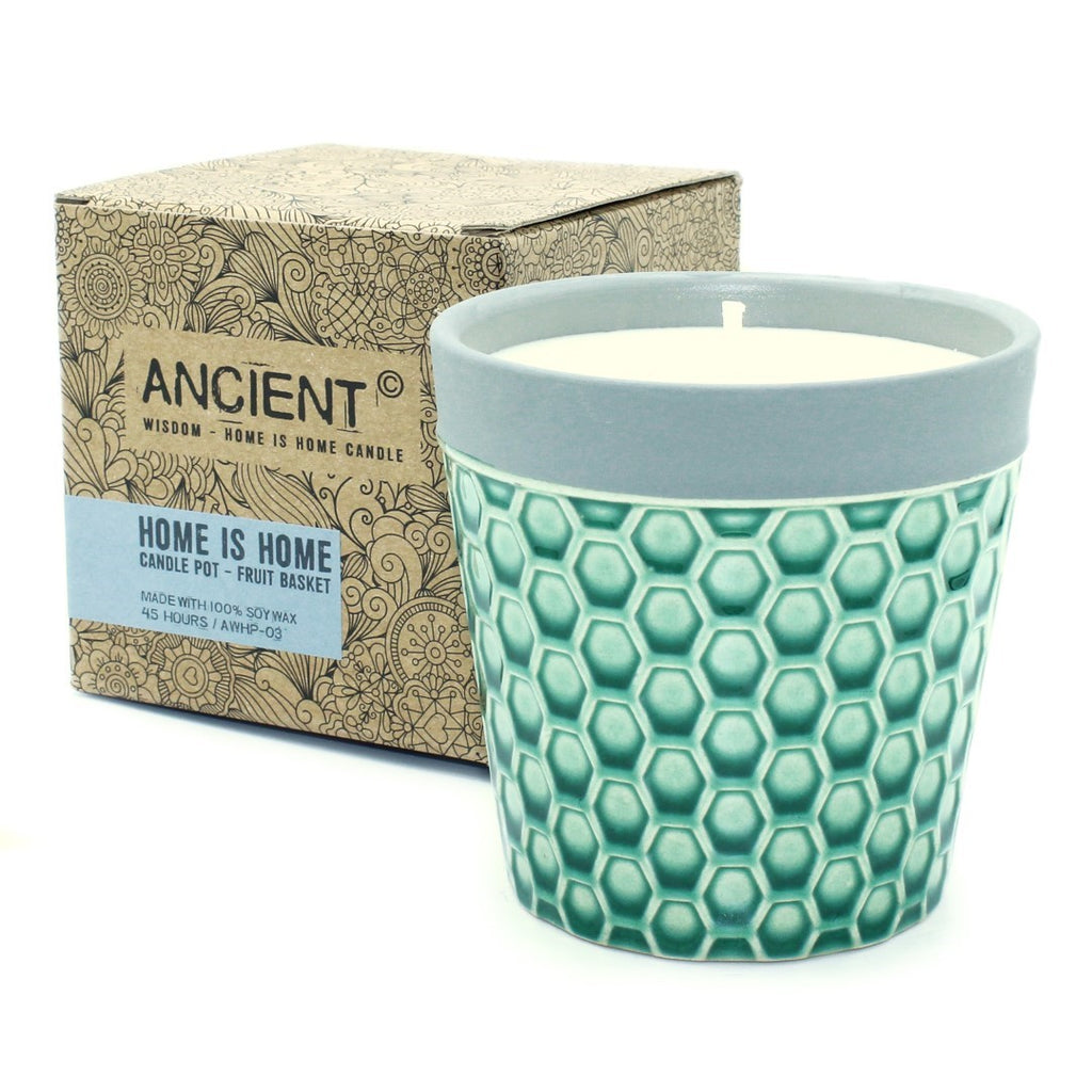 Soy wax aromatherapy candle-flower pots